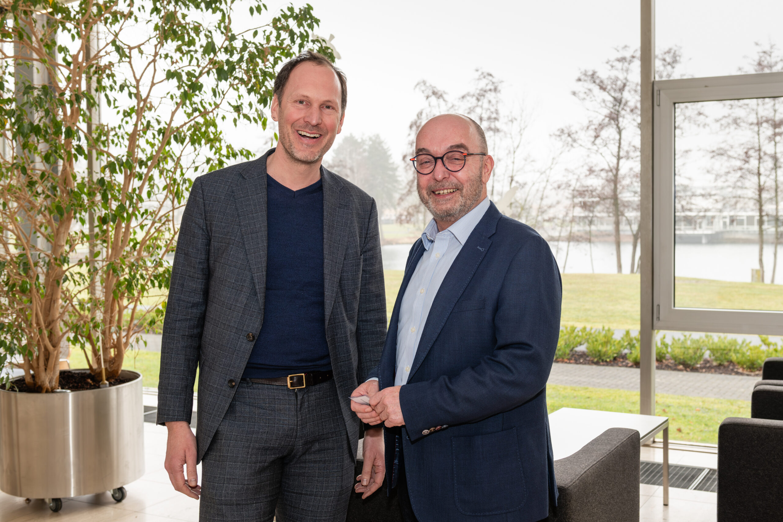 Peter Bekaert und Holger Hampel Schönfelder Papierfabrik