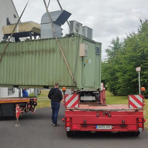 Container für den Interimsstandort 2.0