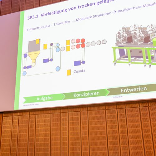 Vortrag zur trockenen Papierlegung beim FOMOP Jahrestreffen