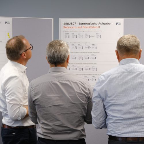 Gesellschafter im Workshop